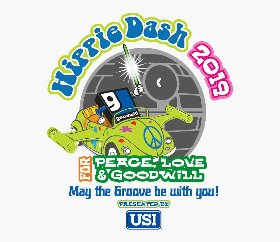 Hippie Dash Logo - Graphic Design, Transparent Clipart