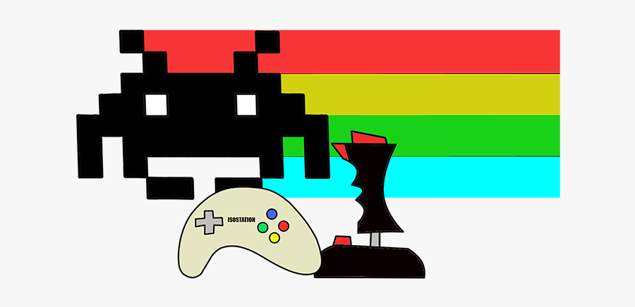 Isostation - Com - Space Invaders, Transparent Clipart