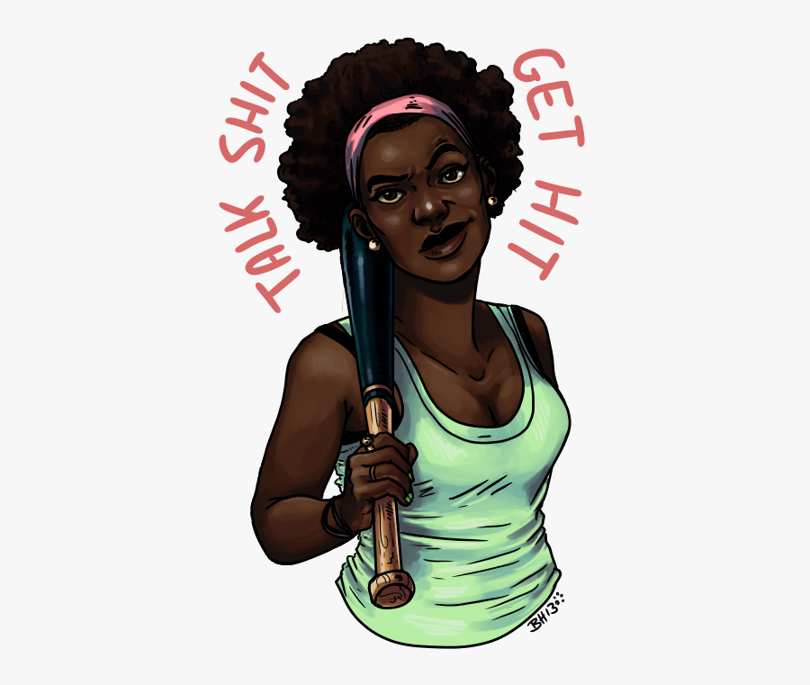 African American Character Female, Transparent Clipart