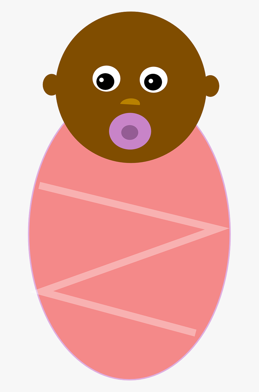 Baby Black Girl Free Picture - Black Baby Girl Clipart, Transparent Clipart