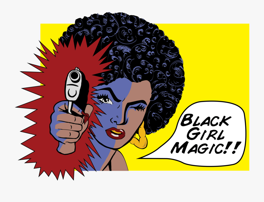 Image Of Black Girl Magic Hoody - Cartoon, Transparent Clipart