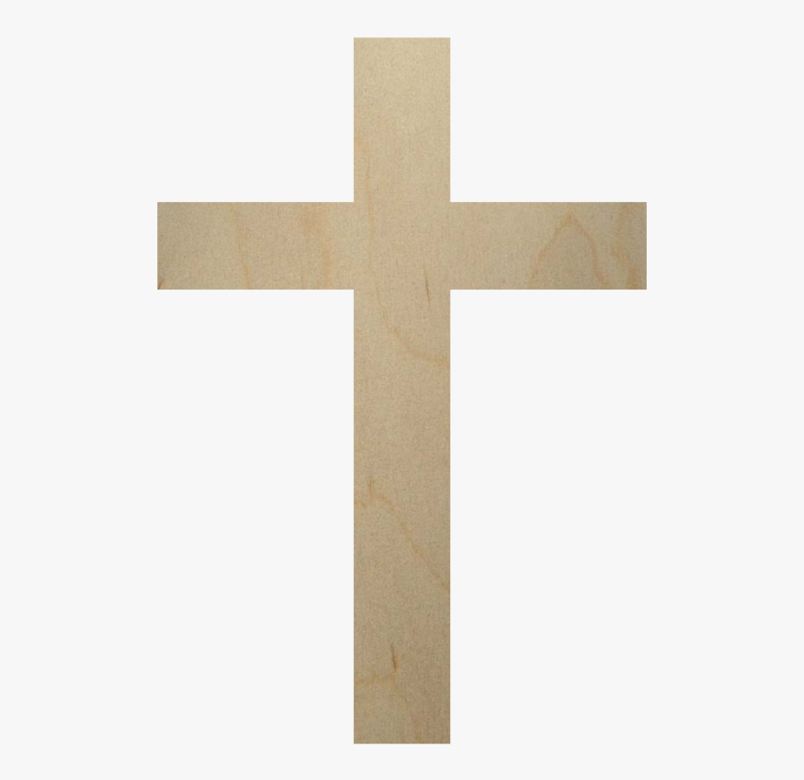 Clip Art Crosses Wood Unfinished Cutouts - Large Plain Wooden Cross, Transparent Clipart