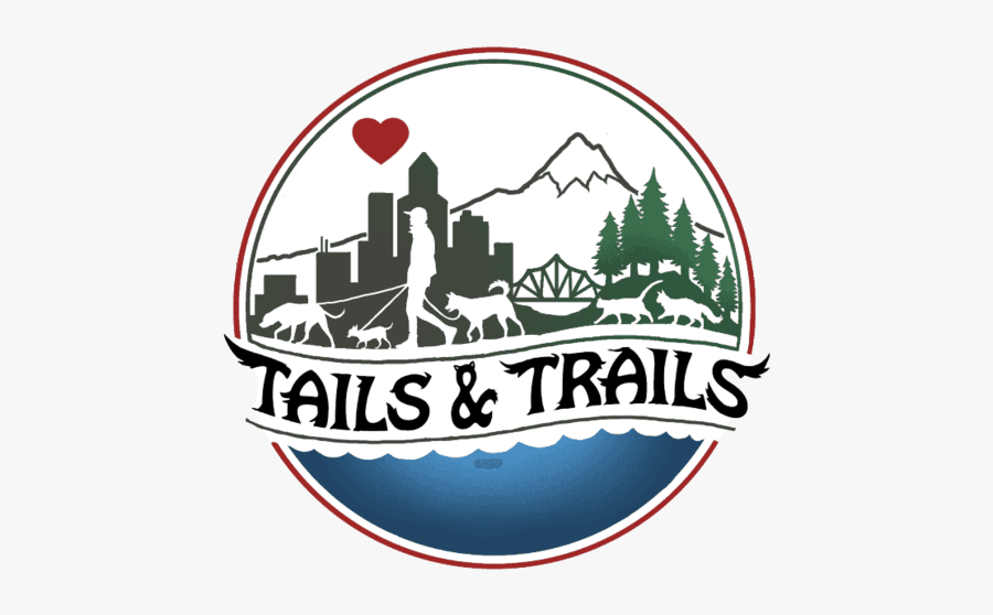 Tails And Trails Formerly Dog Gone Walking - Label, Transparent Clipart
