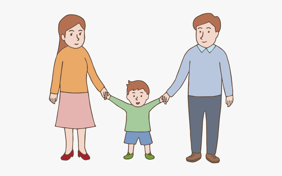 Family (illustration, Clip Art) - Holding Hands, Transparent Clipart