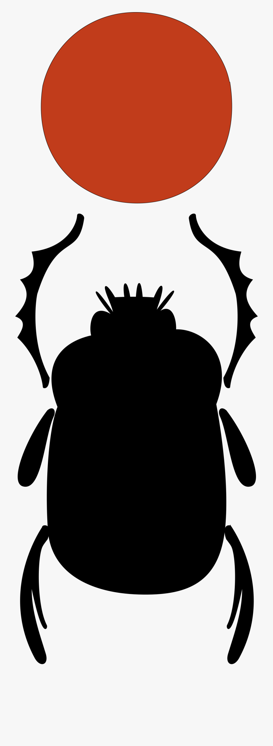 Khepri Egyptian God, Transparent Clipart