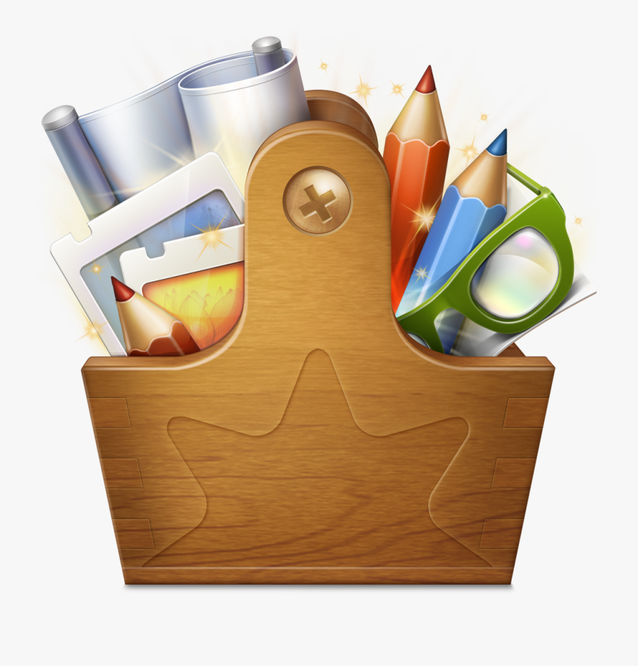 Itunes Cliparts - Tools In Box Icon, Transparent Clipart