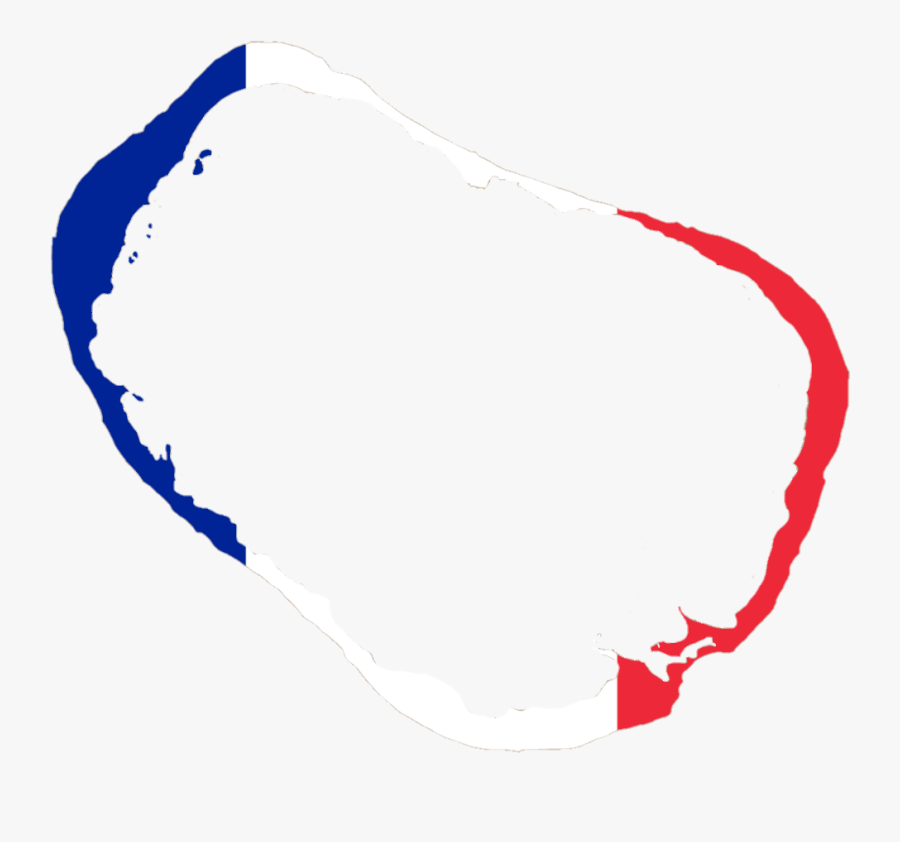 Flag Map Of Clipperton Island - Clipperton Island Flag Map, Transparent Clipart