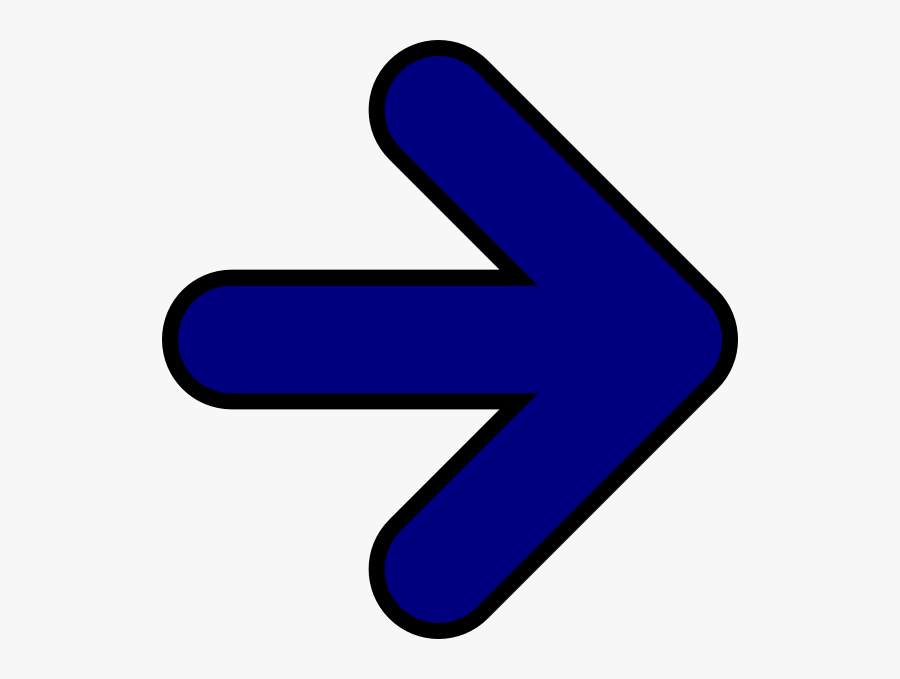 Very Dark Blue Arrow Svg Clip Arts - Blue Arrow Icon Png, Transparent Clipart