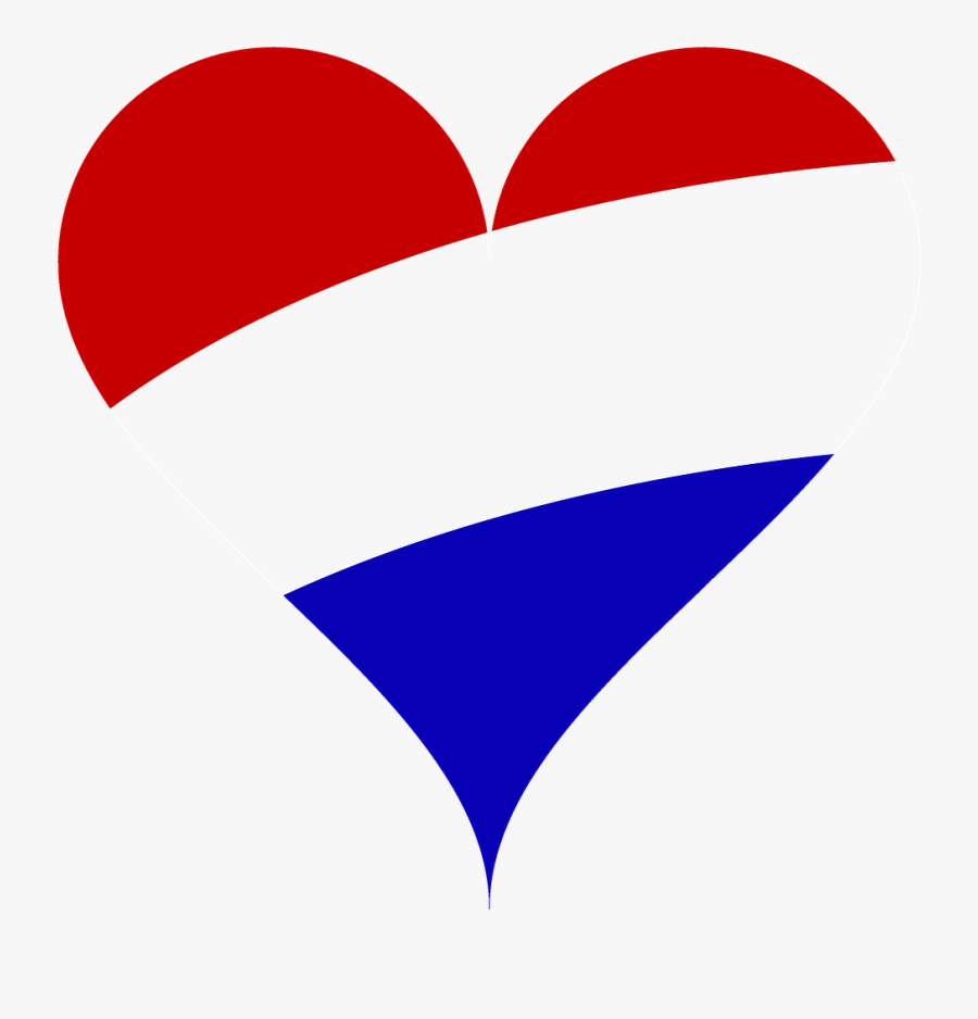 Netherlands, Love, Heart, Flag, Netherlands, Holland - Heart, Transparent Clipart