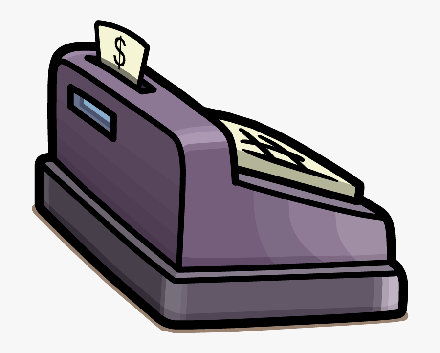 Cash Registers Club Penguin Cartoon Cash Register , Free Transparent