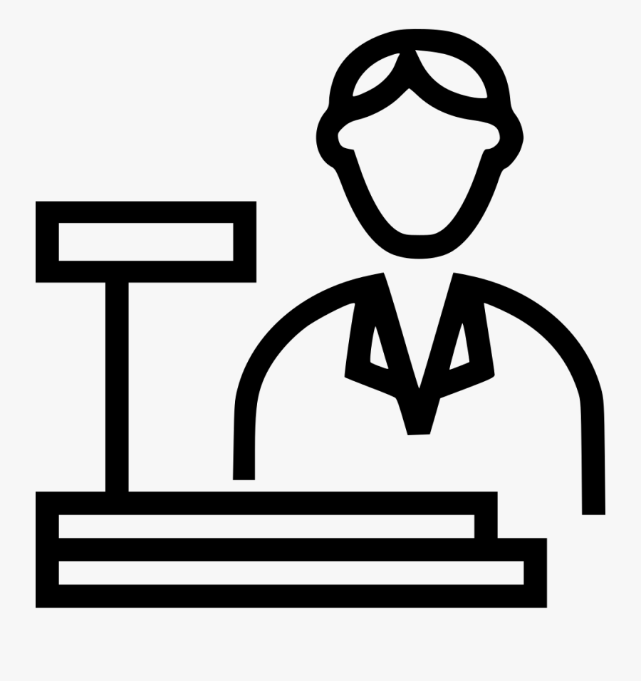 Cashier - Cashier Icon Free, Transparent Clipart