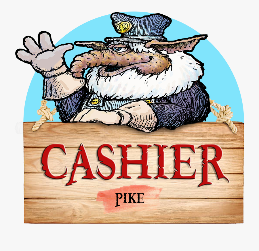 Cashier Clip Art, Transparent Clipart