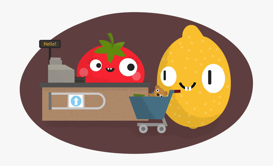 Shopping Cart - Cartoon, Transparent Clipart