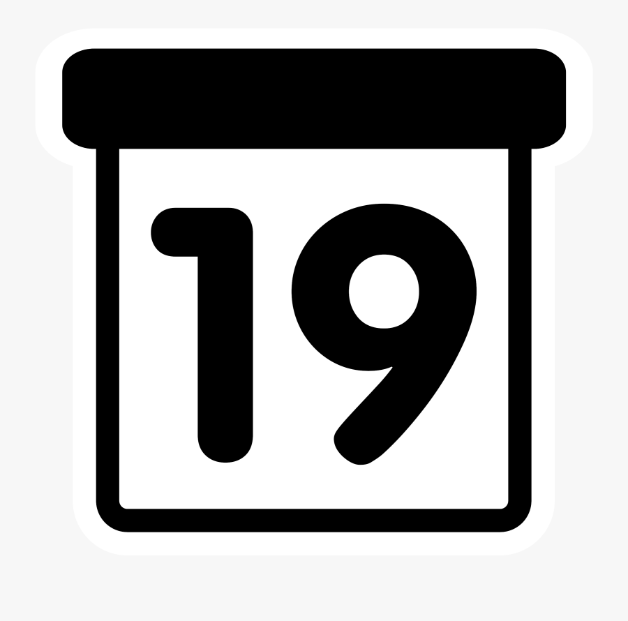 Mono Date Clip Arts - Sign, Transparent Clipart