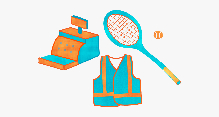 Illustration Of Various Occupations, Including Tradesman,, Transparent Clipart