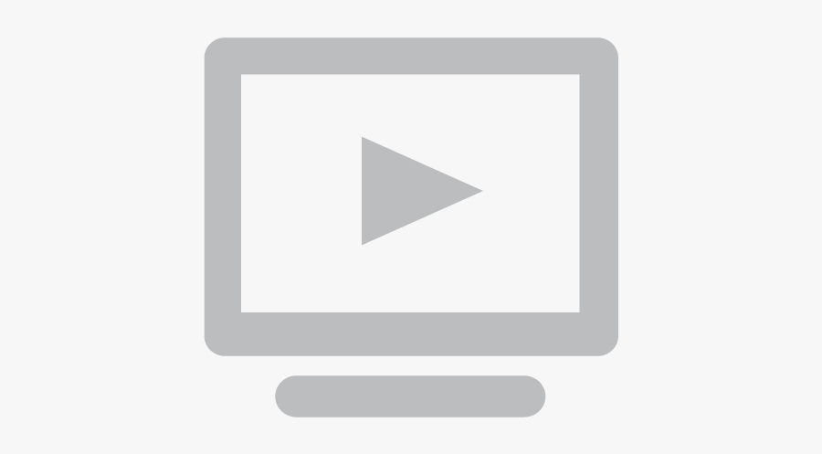 Webinar Icon - Flat Panel Display, Transparent Clipart