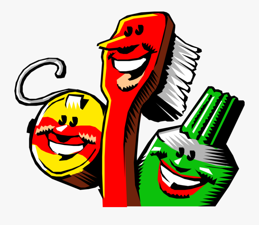 Vector Illustration Of Oral Hygiene Toothbrush For - Toothbrush And Toothpaste, Transparent Clipart