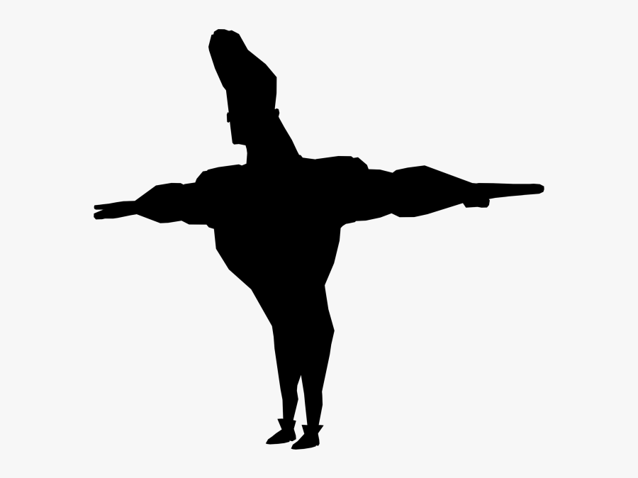 Modern Dance Clip Art Angle Line - Silhouette, Transparent Clipart