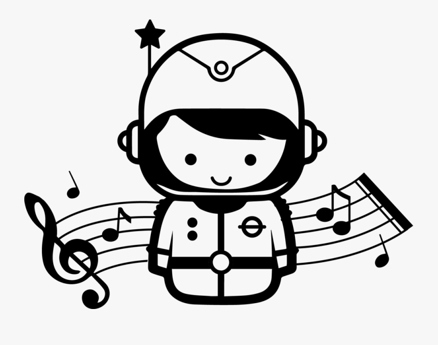 Music Logo - Space Music Logo, Transparent Clipart