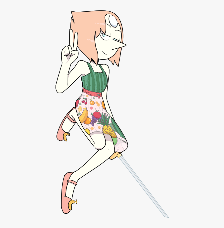 Clothing White Footwear Joint Male Fictional Character - Pearl Transparent Steven Universe, Transparent Clipart