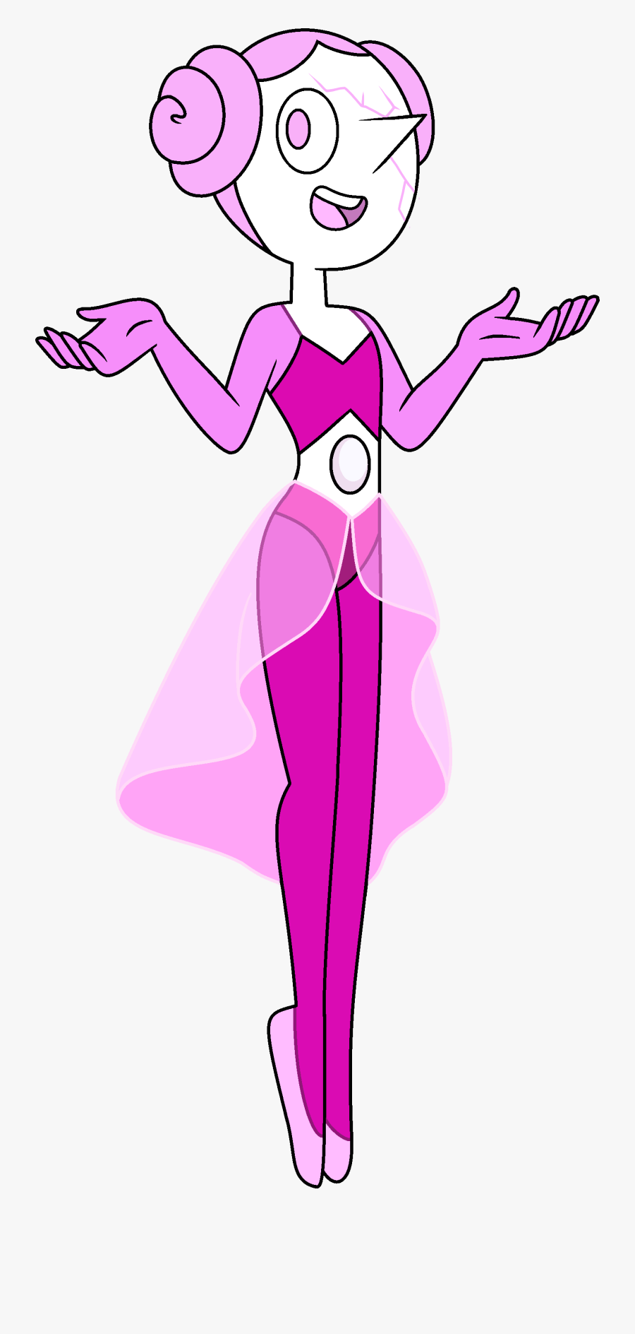 Pink Pearl - Steven Universe White Pearl, Transparent Clipart