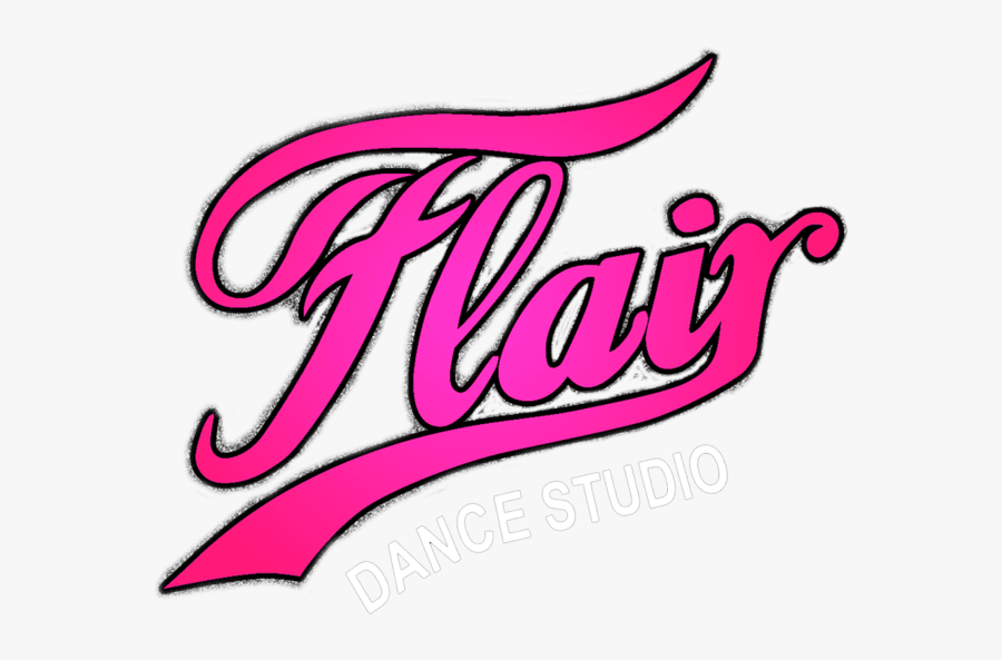 Flair Dance Studio Logo, Transparent Clipart