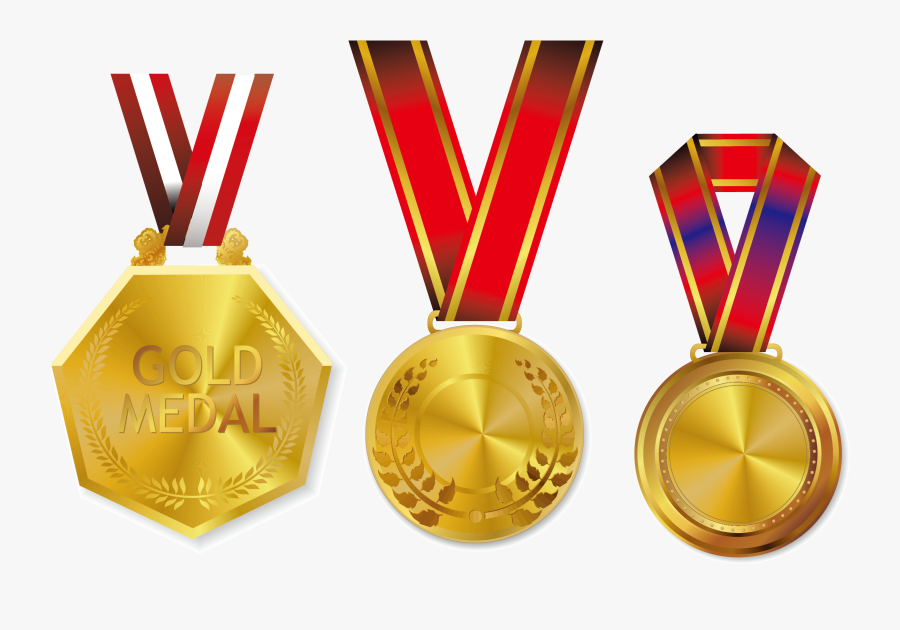 Transparent Gold Medal Clipart - Gold Medal, Transparent Clipart