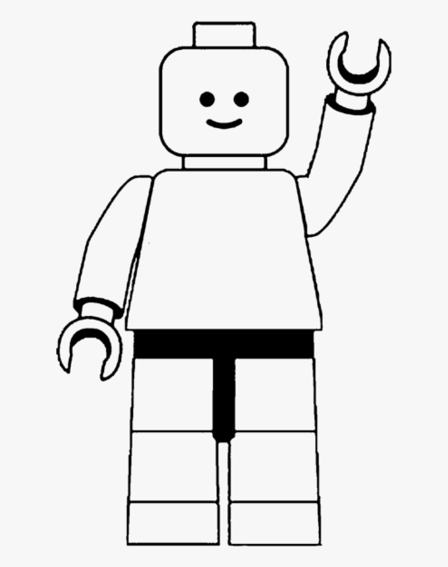 Permalink To Lego Man Clip Art - Lego Man Black And White, Transparent Clipart