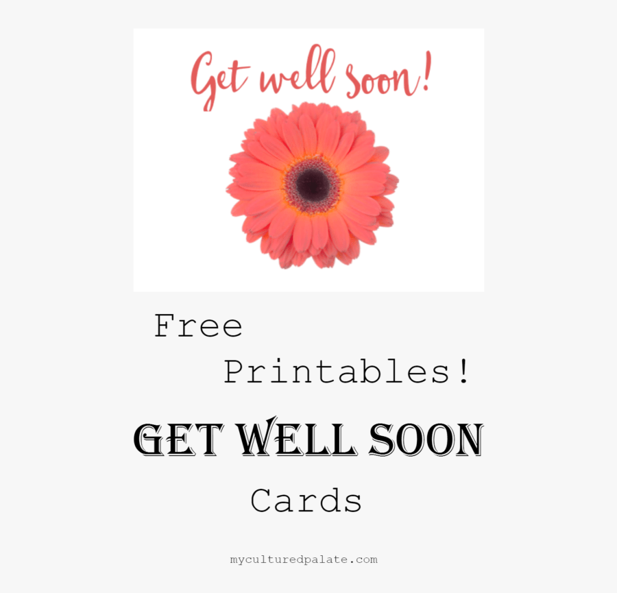 Clip Art Get Well Soon Cards Free Download - Get Well Printable Card Free, Transparent Clipart
