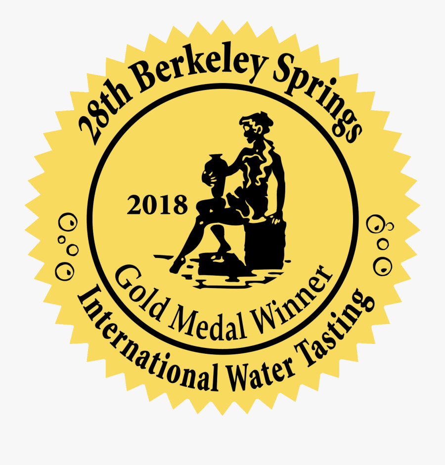 Berkeley Springs International Water Tasting Gold Medal, Transparent Clipart