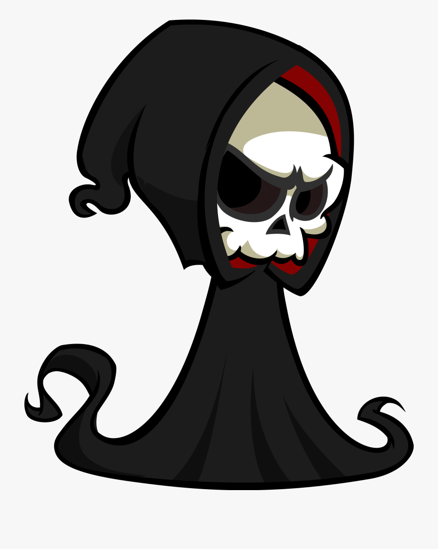 Image - Grim Reaper Cartoon, Transparent Clipart