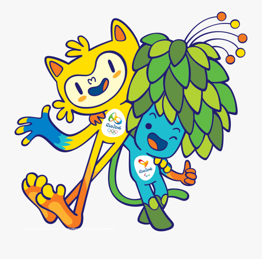 Olympic Mascots 2016, Transparent Clipart