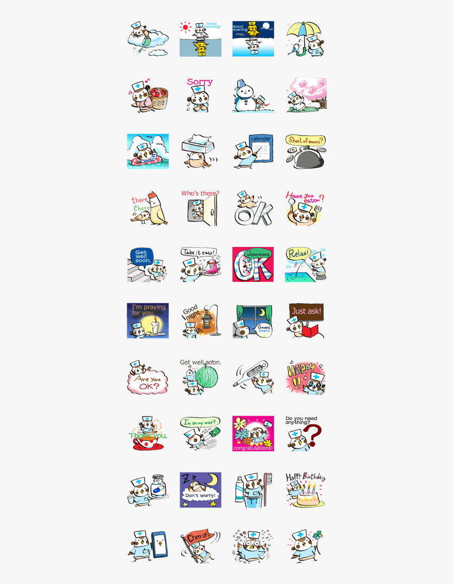 Get Well Soon With Sparrow Nurse, Transparent Clipart