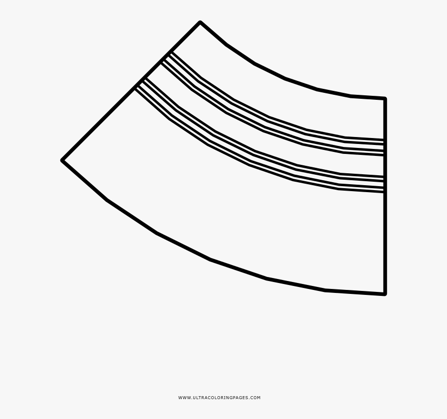 Race Track Coloring Page - Line Art, Transparent Clipart