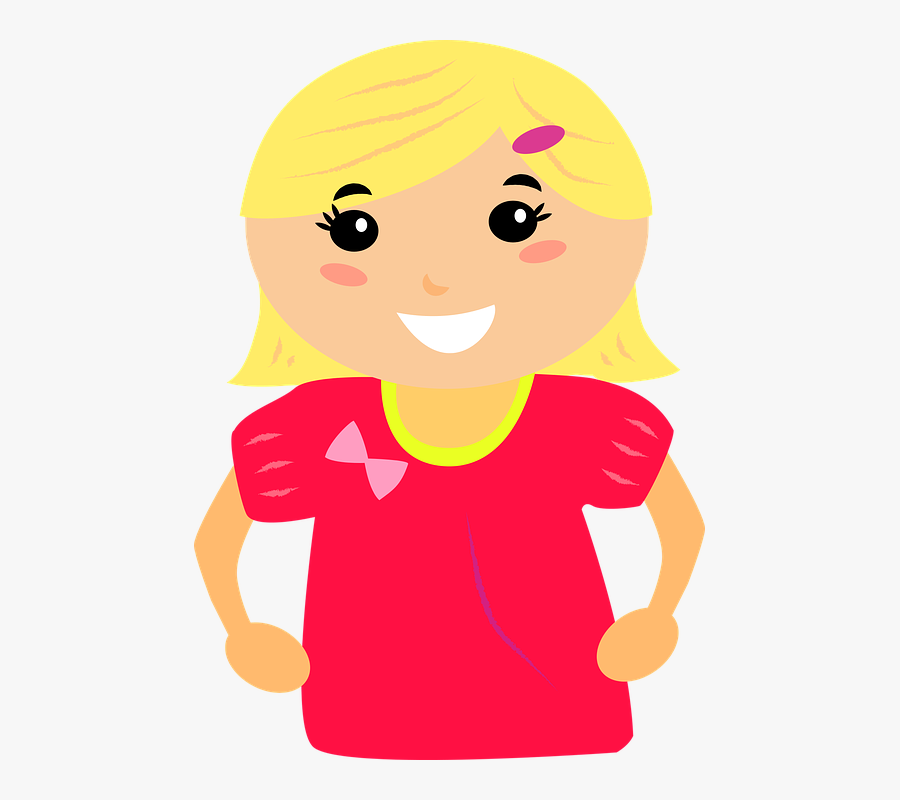 Baby Girl Girl Children Child Preschool School - Prepositional Phrase Commas Cartoon, Transparent Clipart