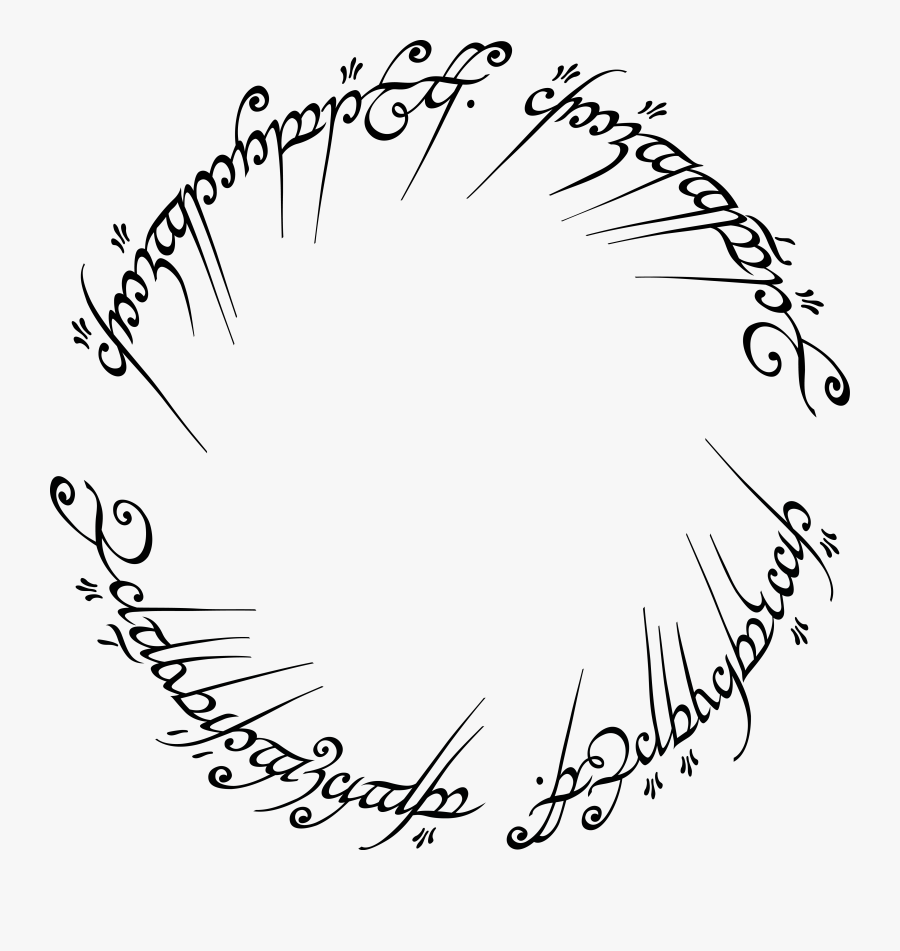 One Ring Inscription Vector, free clipart download, png, clipart , clip art...