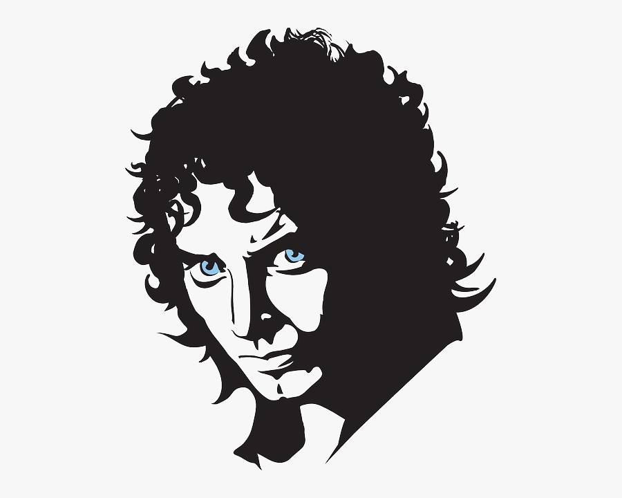 Frodo Baggins Bilbo Baggins Portrait - Frodo Baggins Vector, Transparent Clipart