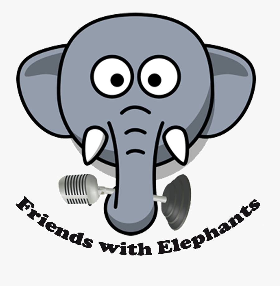 Cartoon Elephant Head Drawing, Transparent Clipart