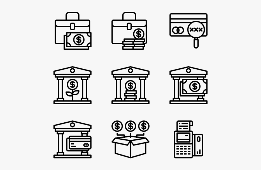 Banking And Finance - Programming Language Icon, Transparent Clipart