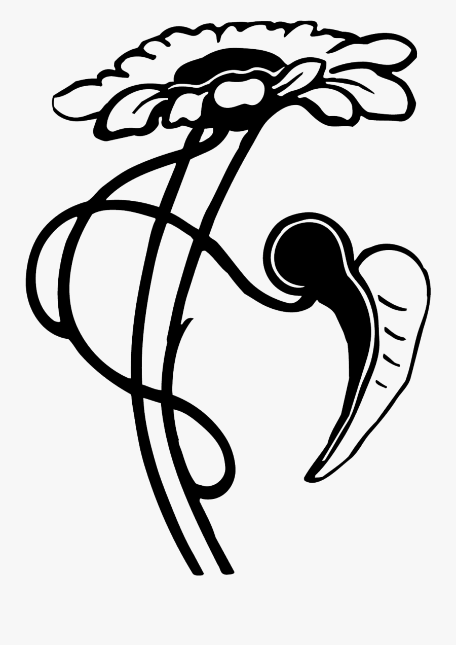 Art Nouveau Simple Drawing, Transparent Clipart