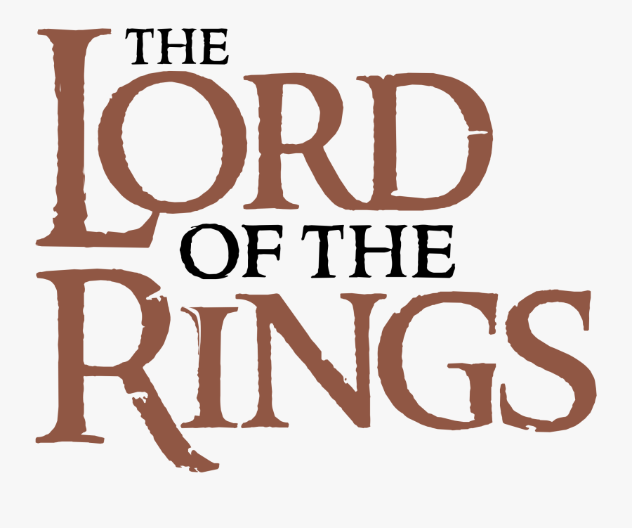 The Lord Of The Rings Logo Png Transparent - Lord Of The Rings Logo, Transparent Clipart