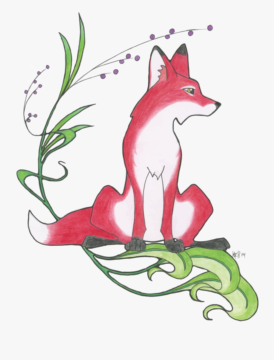 Red Fox, Transparent Clipart