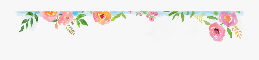Flower Header Clipart, Transparent Clipart