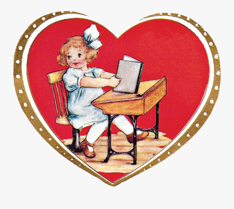 Valentine Vintage, Transparent Clipart