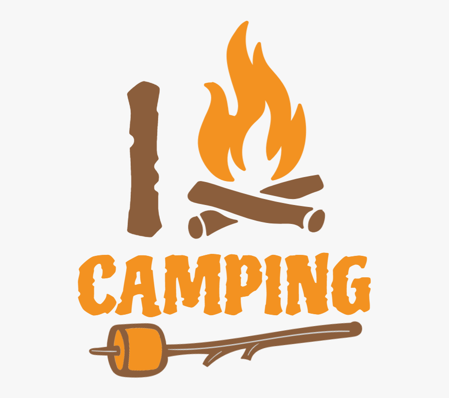 Love Camping, Transparent Clipart