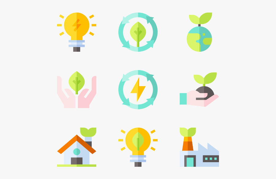 Sustainable Energy, Transparent Clipart