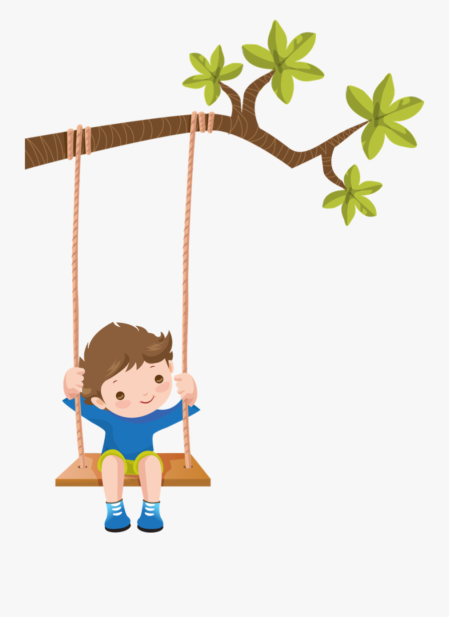 Child On Swing Clipart, Transparent Clipart