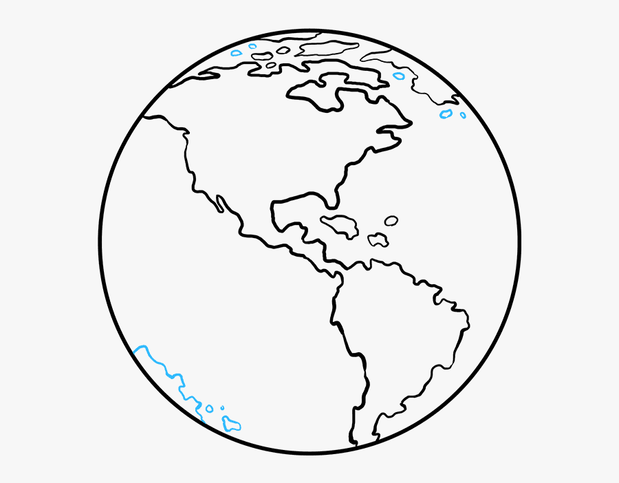 How To Draw Earth - Draw Earth, Transparent Clipart