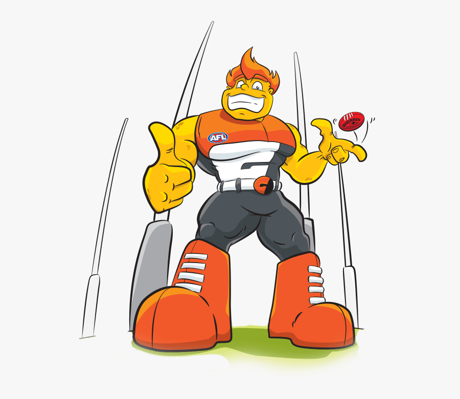 Mascot Greater Western Sydney Giants, Transparent Clipart