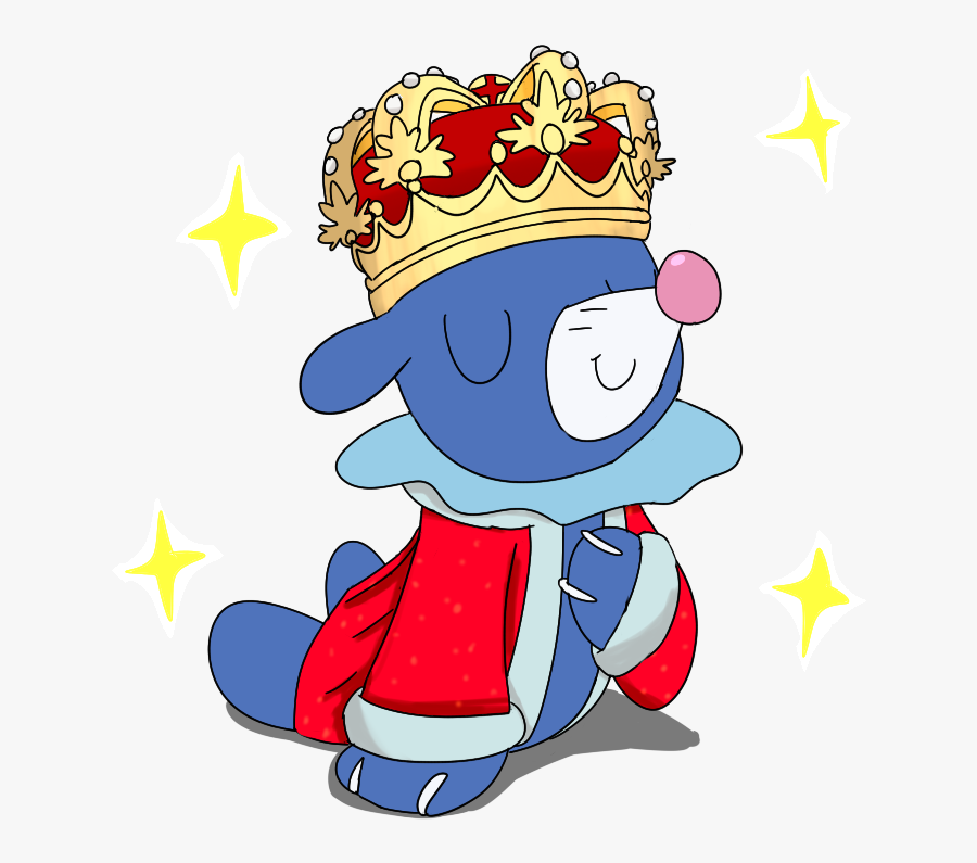 Pokémon Sun And Moon Cartoon Clip Art Fictional Character - King Popplio, Transparent Clipart